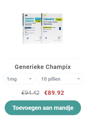 Champix: Stoppen met Roken Versterker Champix: Stoppen met Roken Versterker